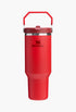 Chili Red - The IceFlow™ Flip Straw Tumbler | 40 OZ - GLAM MODA